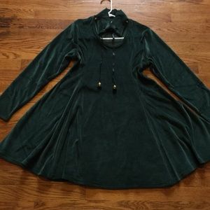 Killstar emerald green pussycat skater dress